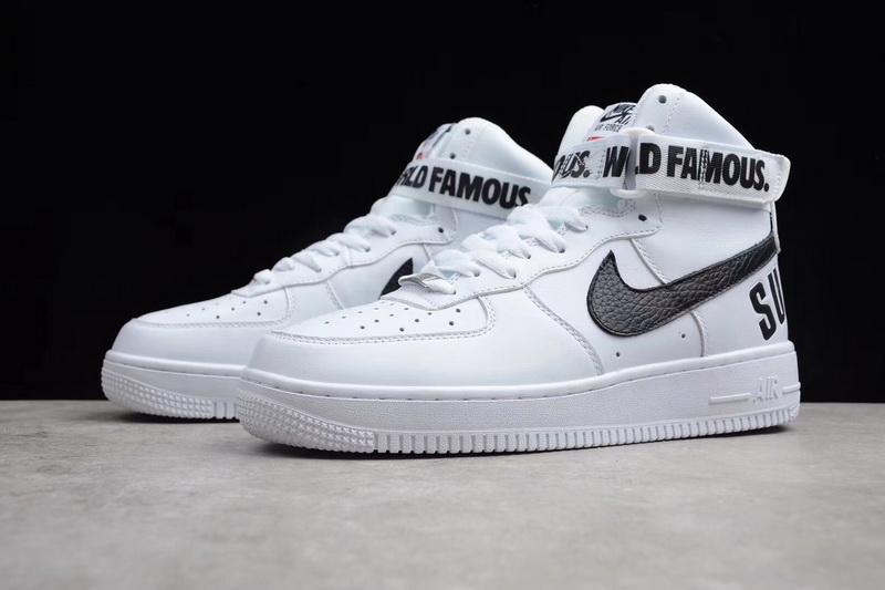 Authentic Superme X Nike Air Force 1 SP High GS